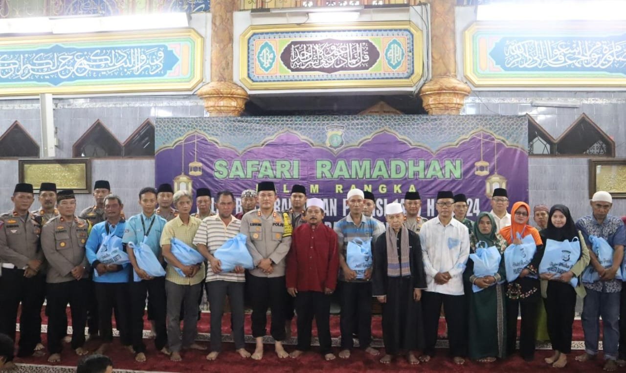 Polresta Bandara Soetta Gelar Safari Ramadhan di Masjid Al Furqon Kargo