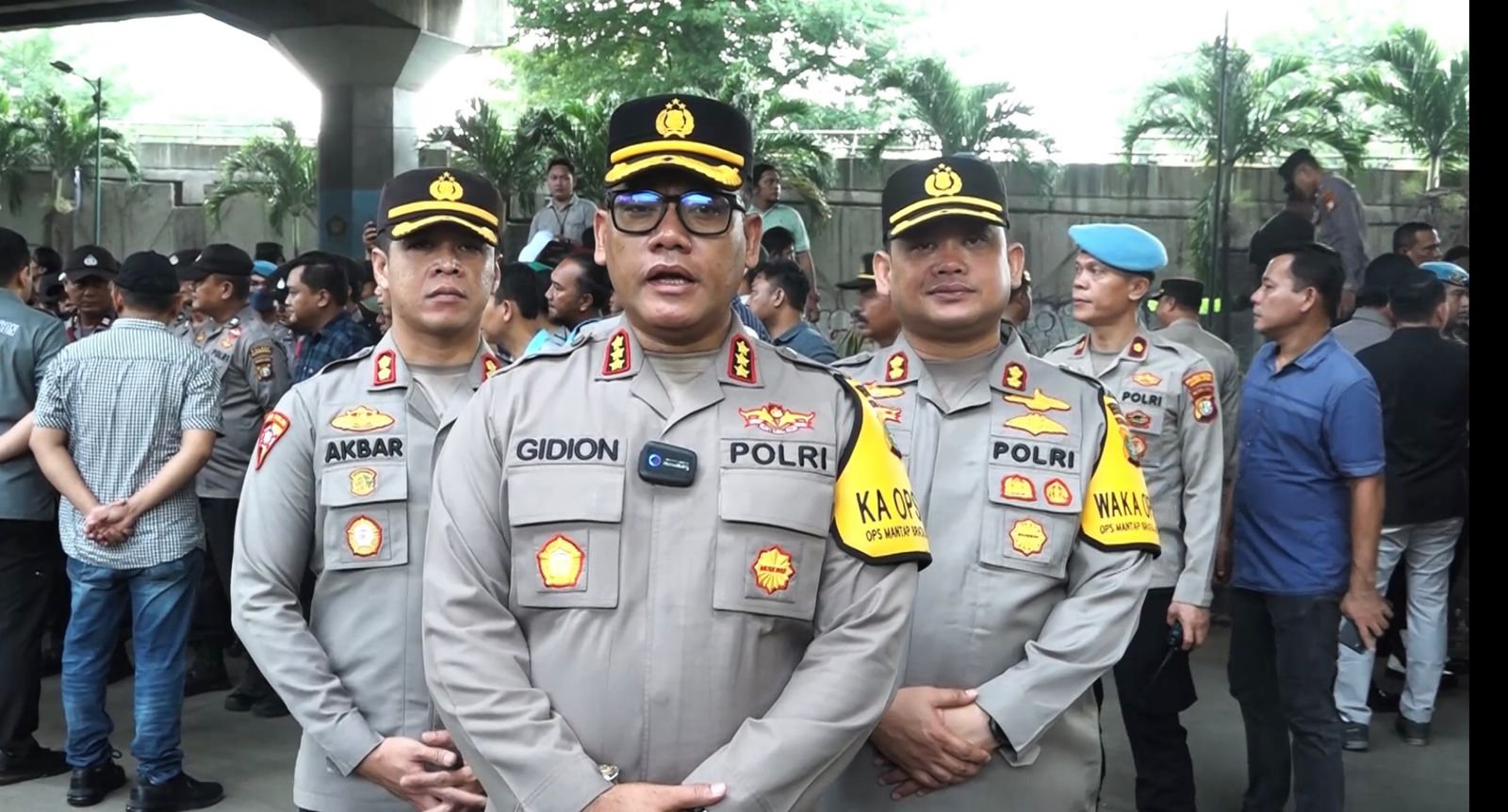 637 Personel Gabungan Kawal Aksi Buruh di Wilayah Jakarta Utara