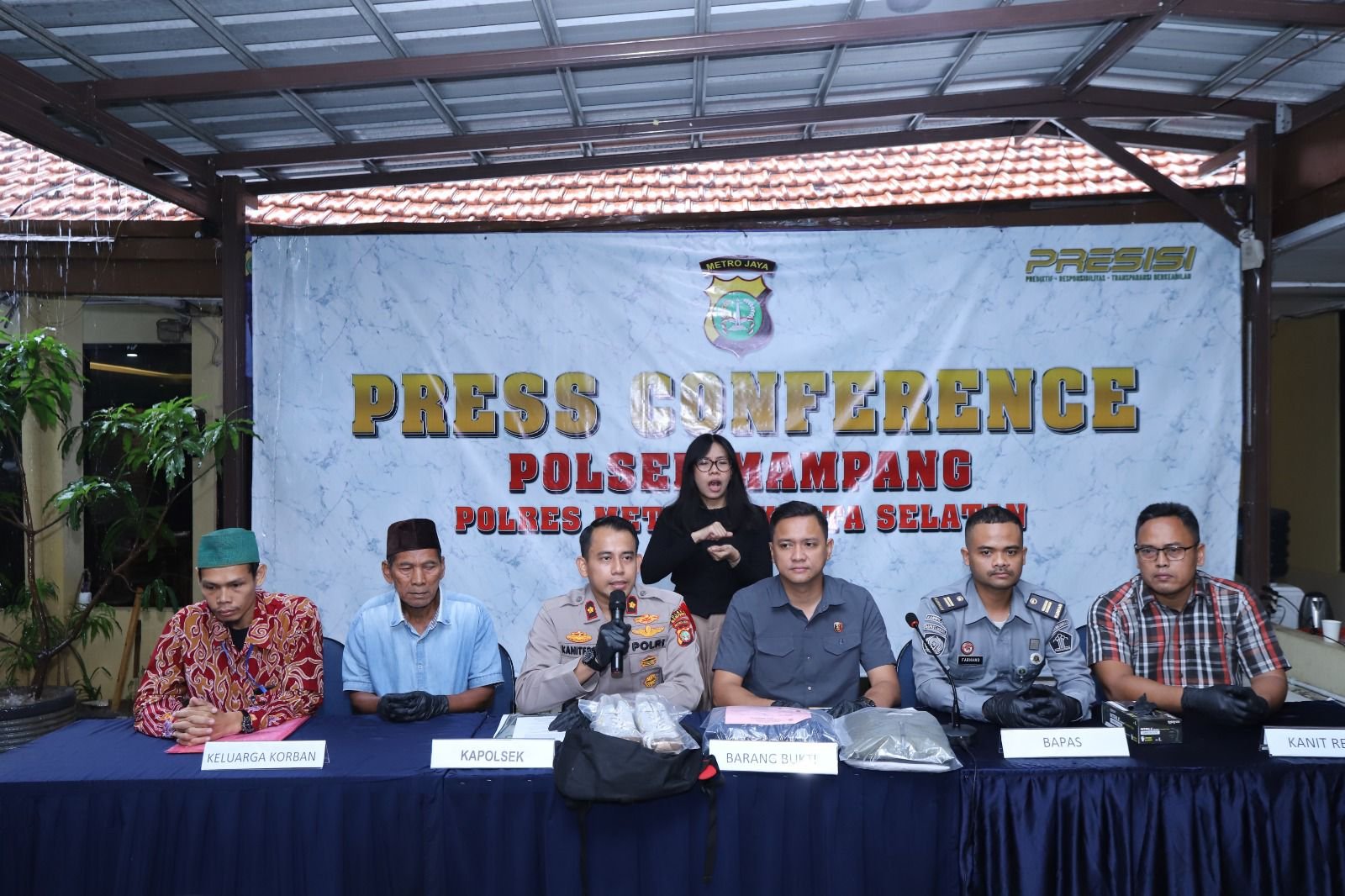 Polsek Mampang Ungkap Kasus Pengeroyokan Menyebabkan Kematian
