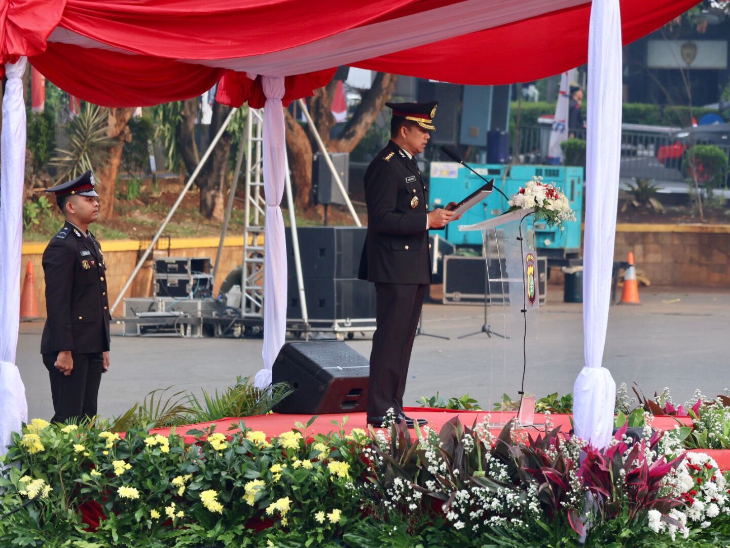 Polda Metro Jaya Gelar Upacara Peringatan HUT Kemerdekaan RI ke-79