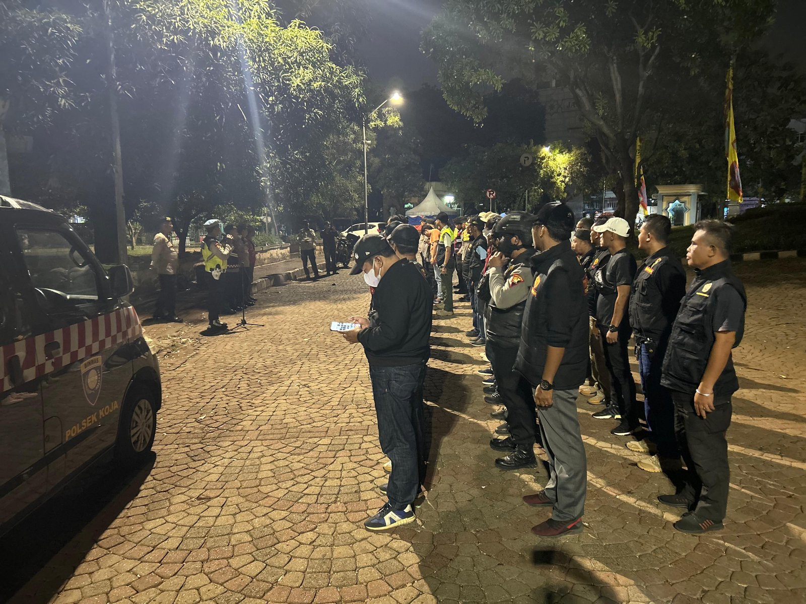 Polsek Koja Gelar Apel KRYD untuk Antisipasi Kejahatan dan Cegah Tawuran di Wilayah