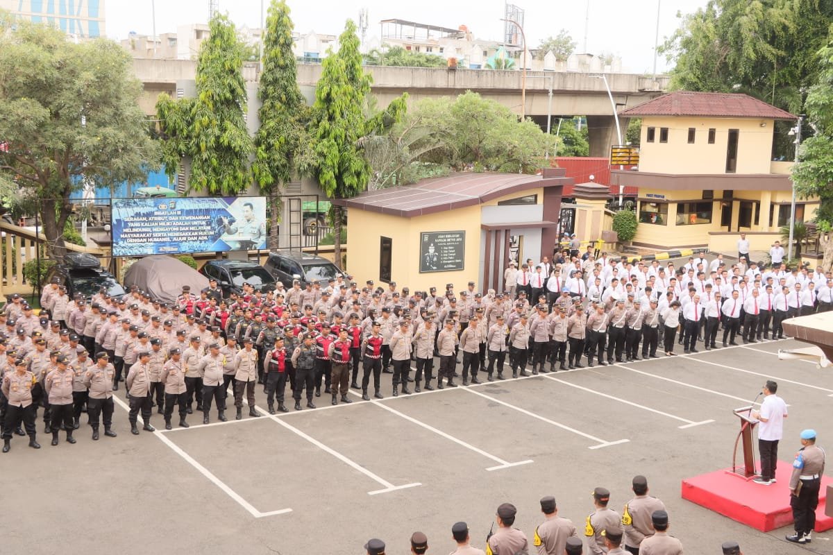 Arahan Apel Pagi Kasat Intel Polres Metro Jakarta Utara