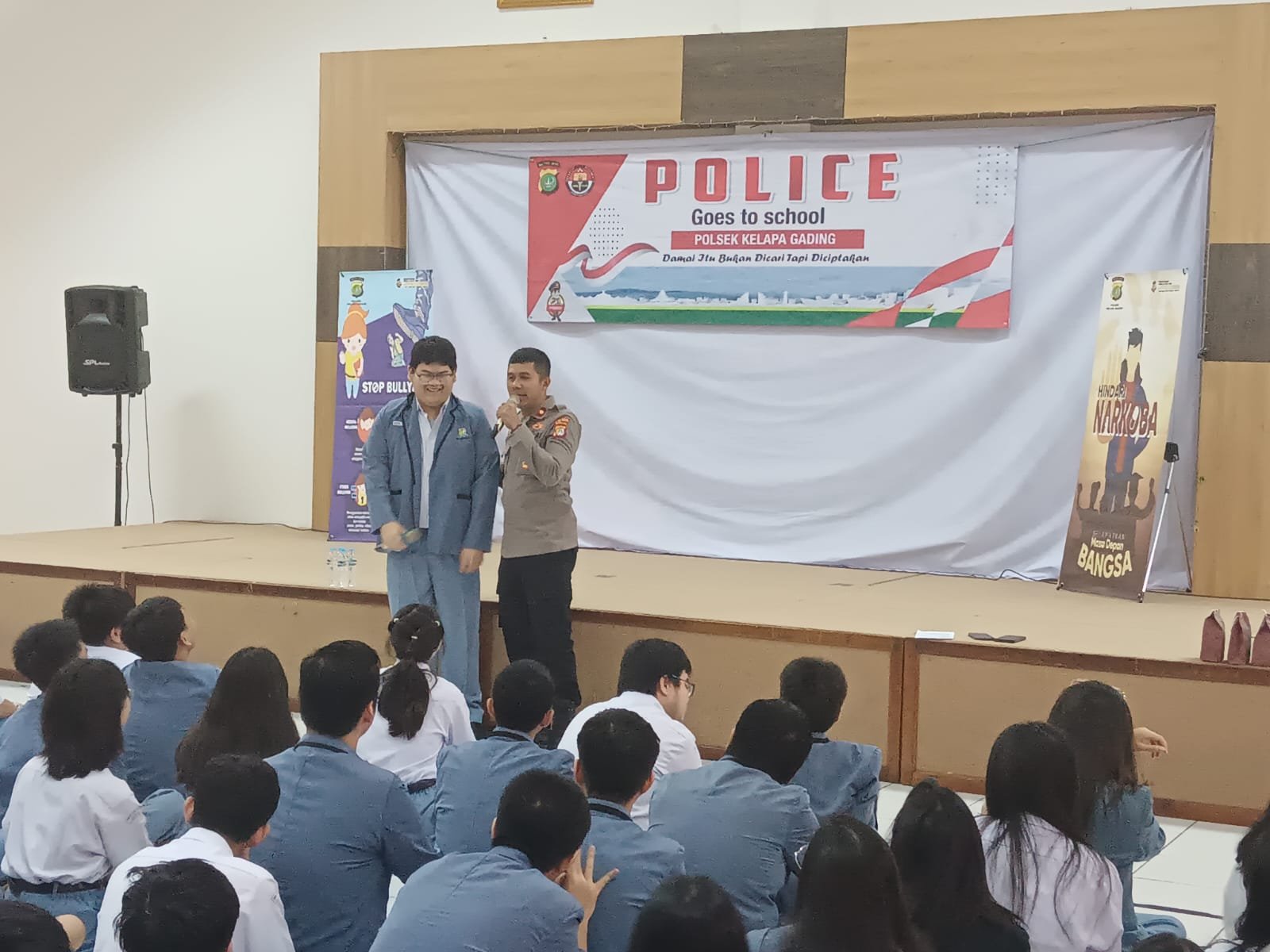 Kapolsek Kelapa Gading Gelar Program Police Goes to School di SMA Don Bosco 1