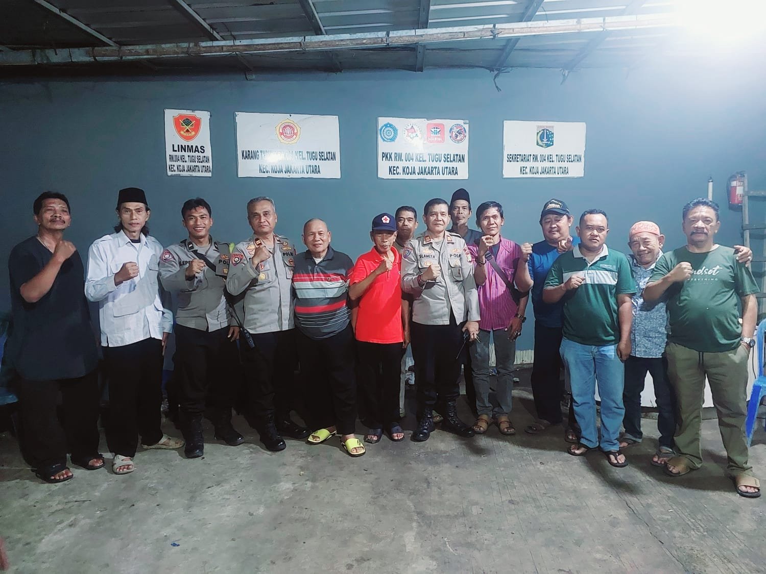 Polsek Koja Gelar Program Cooling System Satkamling di Tugu Selatan