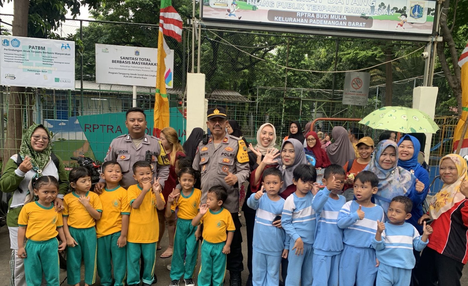 Polisi Sahabat Anak: Momen Keceriaan Anak-Anak PAUD Bersama Polisi di Pademangan