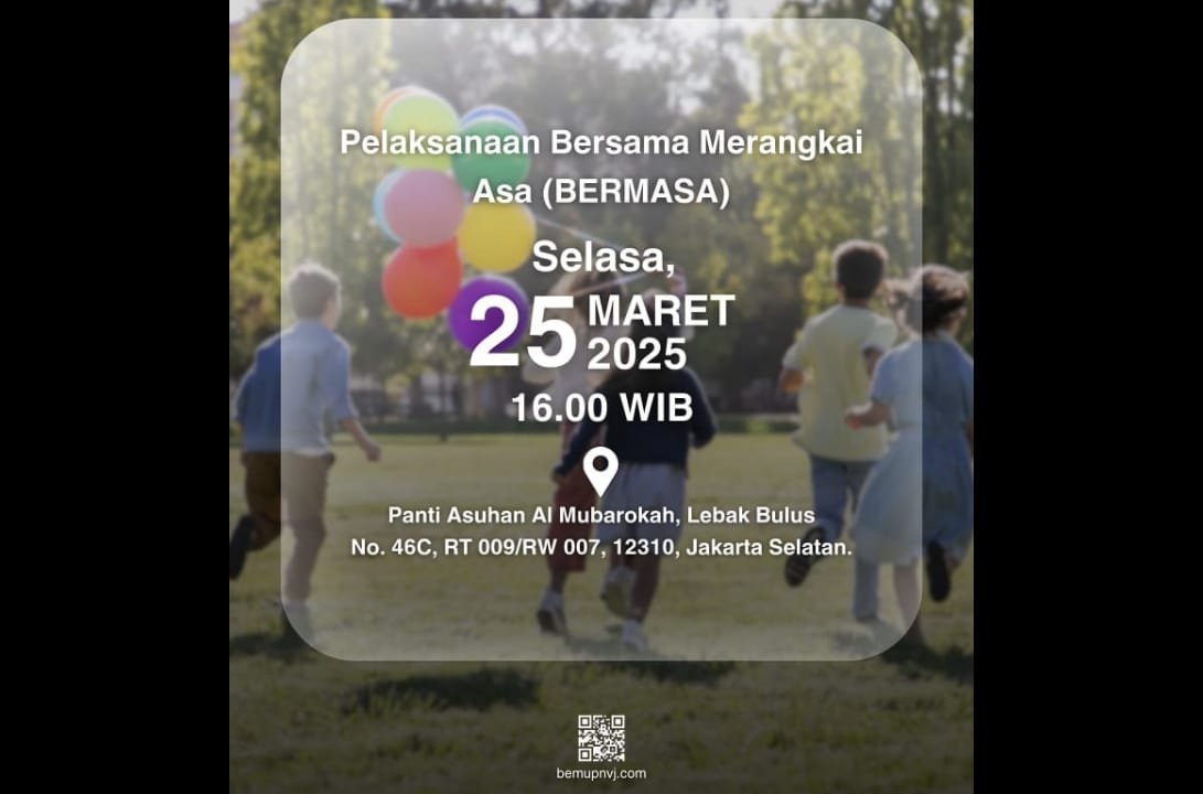 Songsong Lebaran 2025, BEM UPN Veteran Jakarta Terus Tebar Manfaat Bagi Panti Asuhan