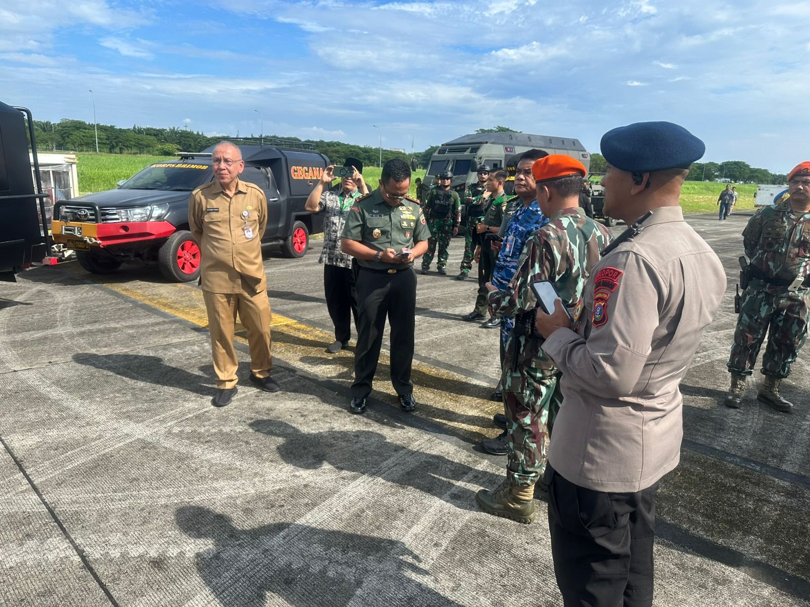TNI Bantu Evakuasi dan Dukung Penanganan Ancaman Bom di Pesawat Saudi Airlines SV5276