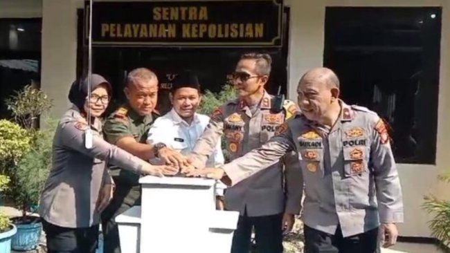 Peresmian Nomenklatur Polsek Bekasi Timur Menjadi Polsek Rawalumbu