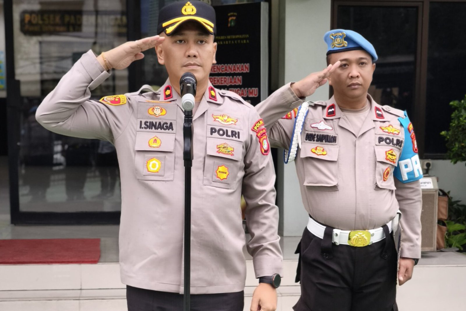 Kapolsek Pademangan Pimpin Apel Persiapan Pengamanan Tahun Baru Imlek 2576